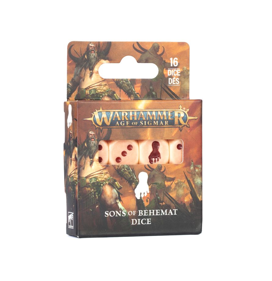 Age of Sigmar Sons of Behemat Dice Miniatures Games Workshop AoS SBT Sons of Behemat Dice