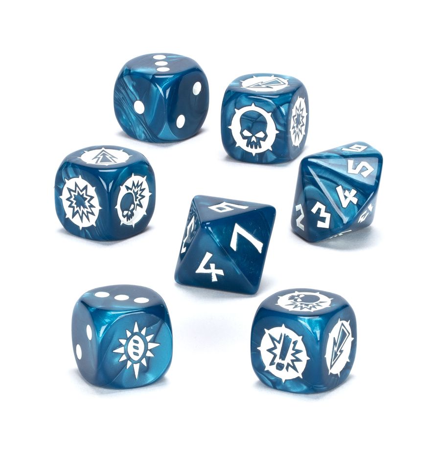 Blood Bowl High Elf Team Dice Set Miniatures Games Workshop BB High Elf Dice