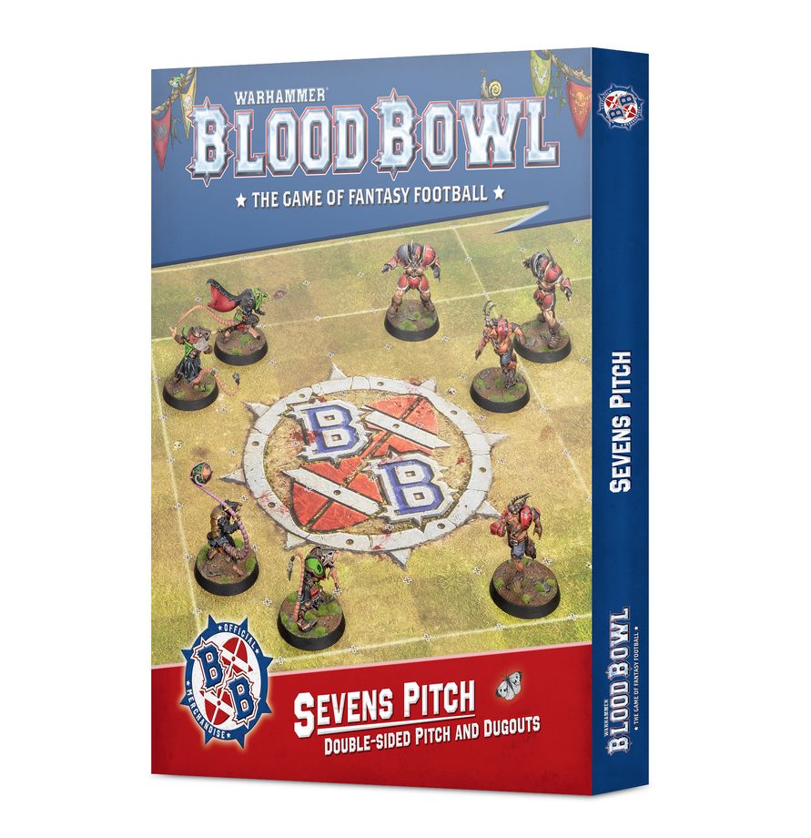 Sevens Pitch: Double-sided Pitch and Dugouts Miniatures Games Workshop Sevens Pitch: Double-sided Pitch and Dugouts