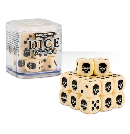 Warhammer 40K + Age of Sigmar Dice Cube (6 options) Dice Games Workshop GW Dice Bone