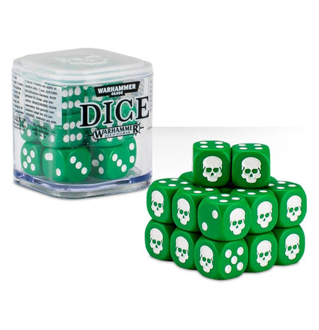 Warhammer 40K + Age of Sigmar Dice Cube (6 options) Dice Games Workshop GW Dice Green