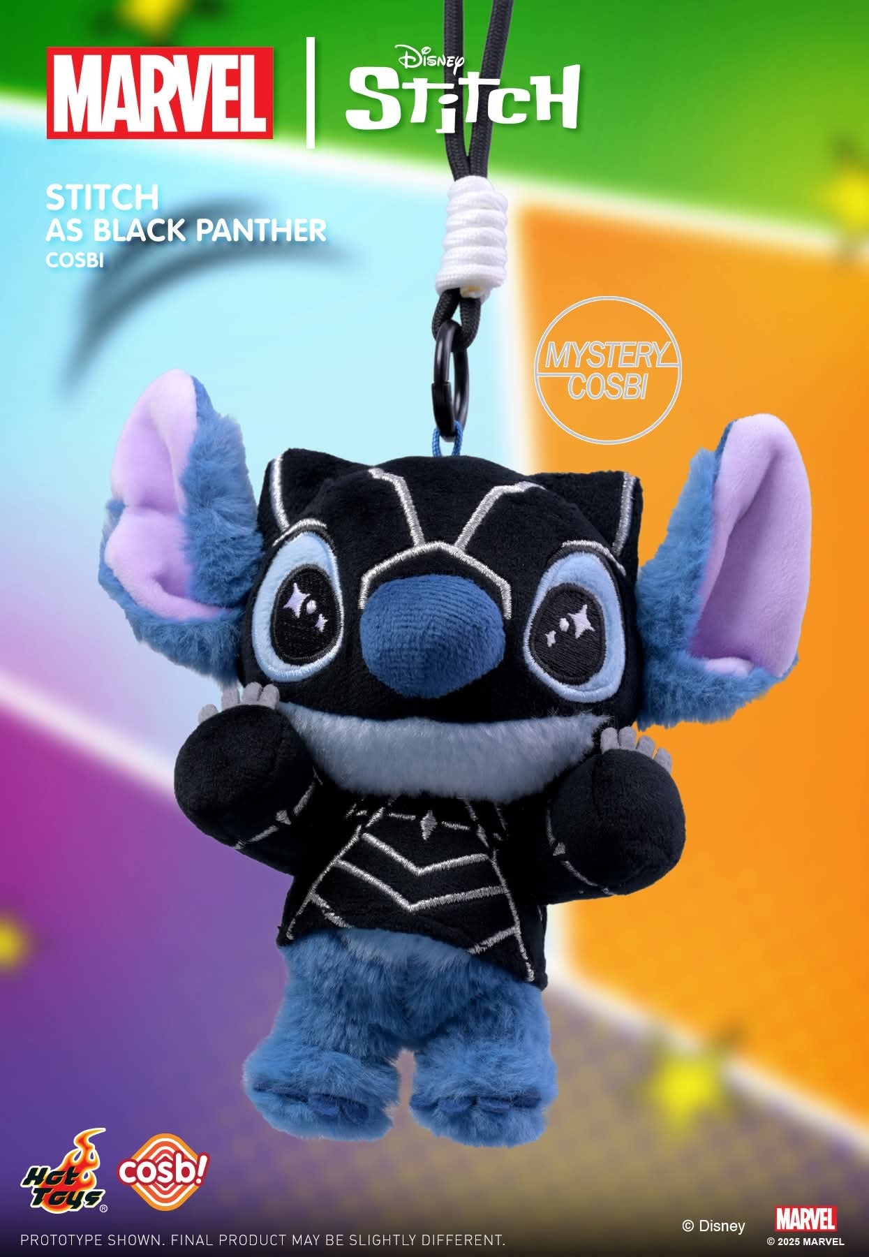 Hot Toys Marvel Stitch Cosbi Plush Keychain Collection Toys Pepper Joy