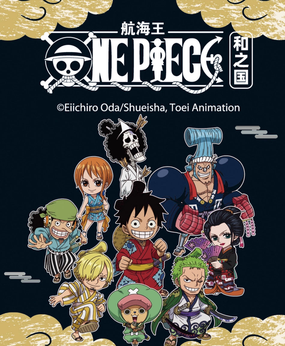 One Piece Wano Country Metal Keychain Mystery Box Toys LuminaToyz One Piece Wano Keychain
