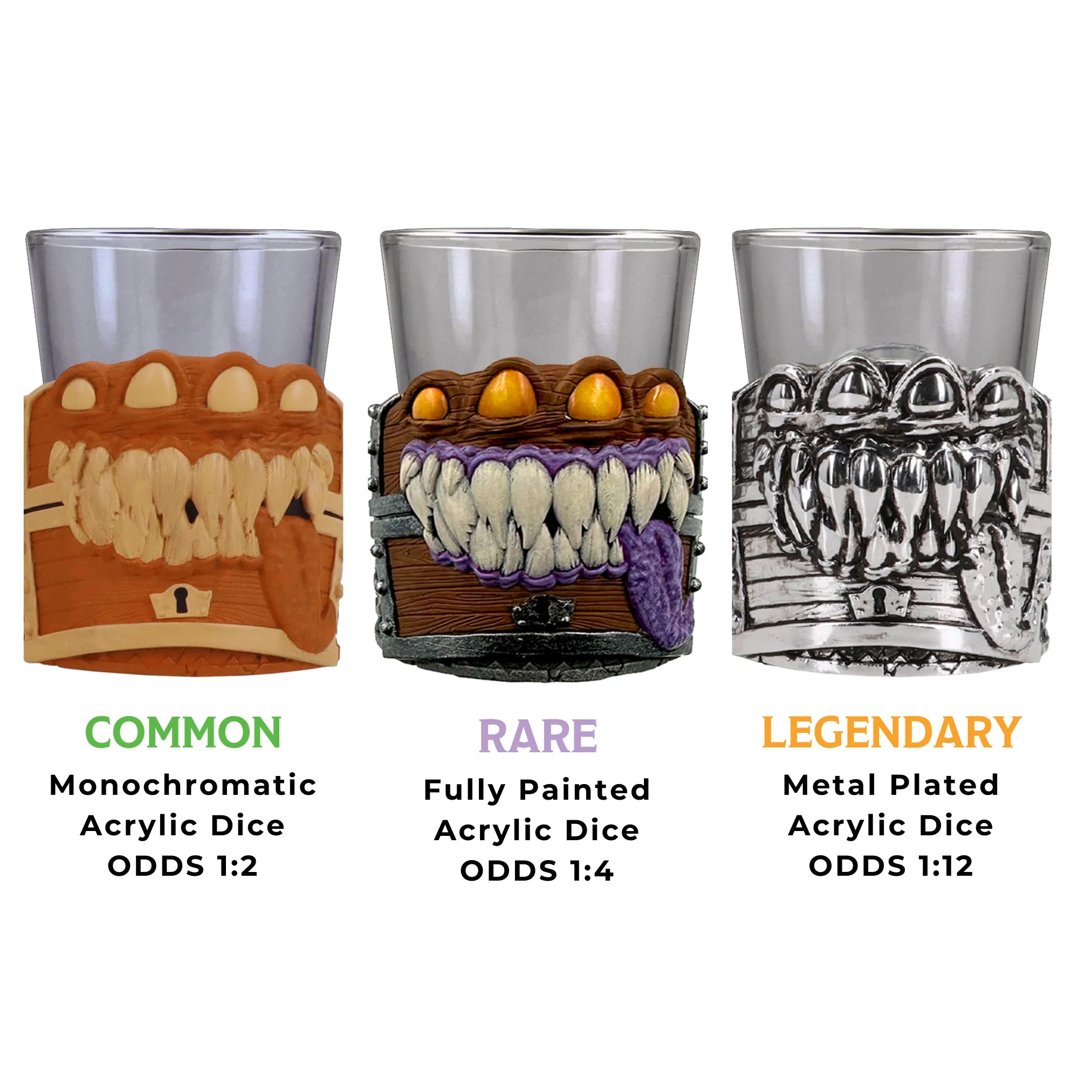 D&D Mini Dice Cup and 7ct Mini Dice Blind Box Dice Sirius Dice