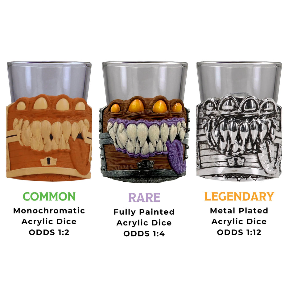 D&D Mini Dice Cup and 7ct Mini Dice Blind Box Dice Sirius Dice