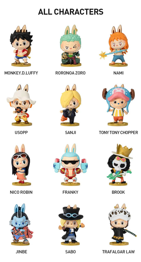 Labubu THE MONSTERS X One Piece Series Figures Toys MOHI TOY