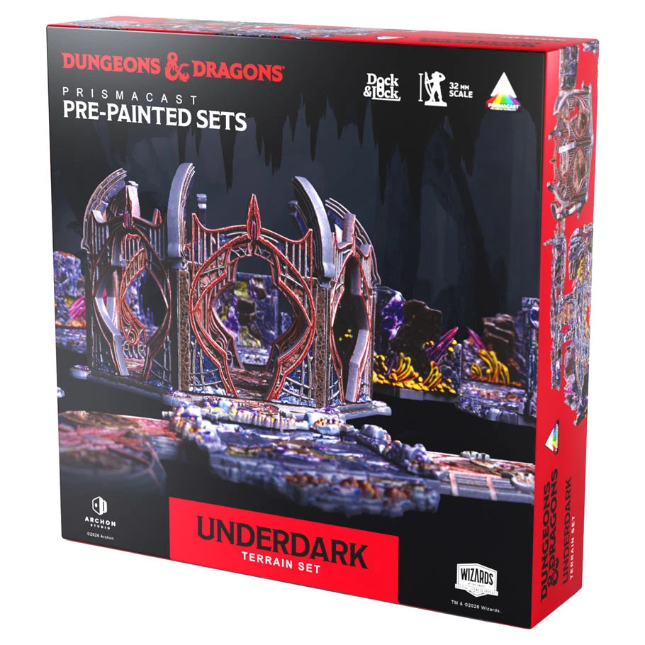 Dungeons & Dragons: Pre-painted: Underdark Terrain Set Miniatures Archon Studio D&D Pre-painted: Underdark Terrain Set