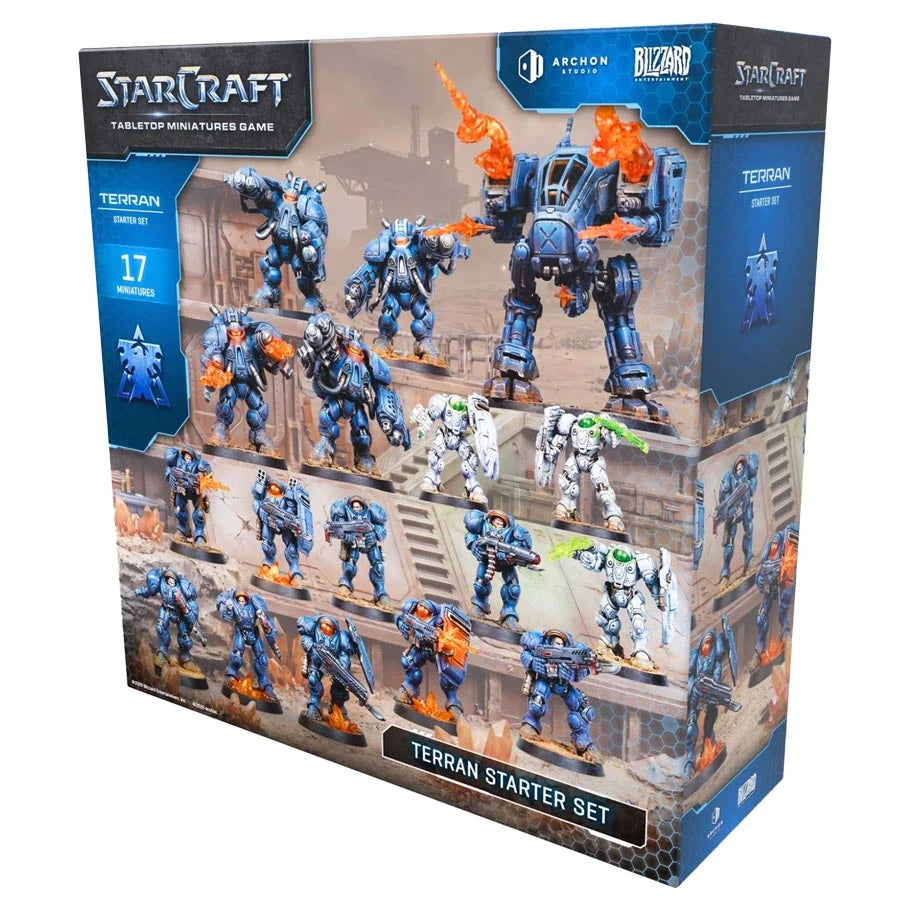 StarCraft: Tabletop Miniatures Game: Terran: Starter Set Miniatures Archon Studio SCTTMG Terran: Starter Set