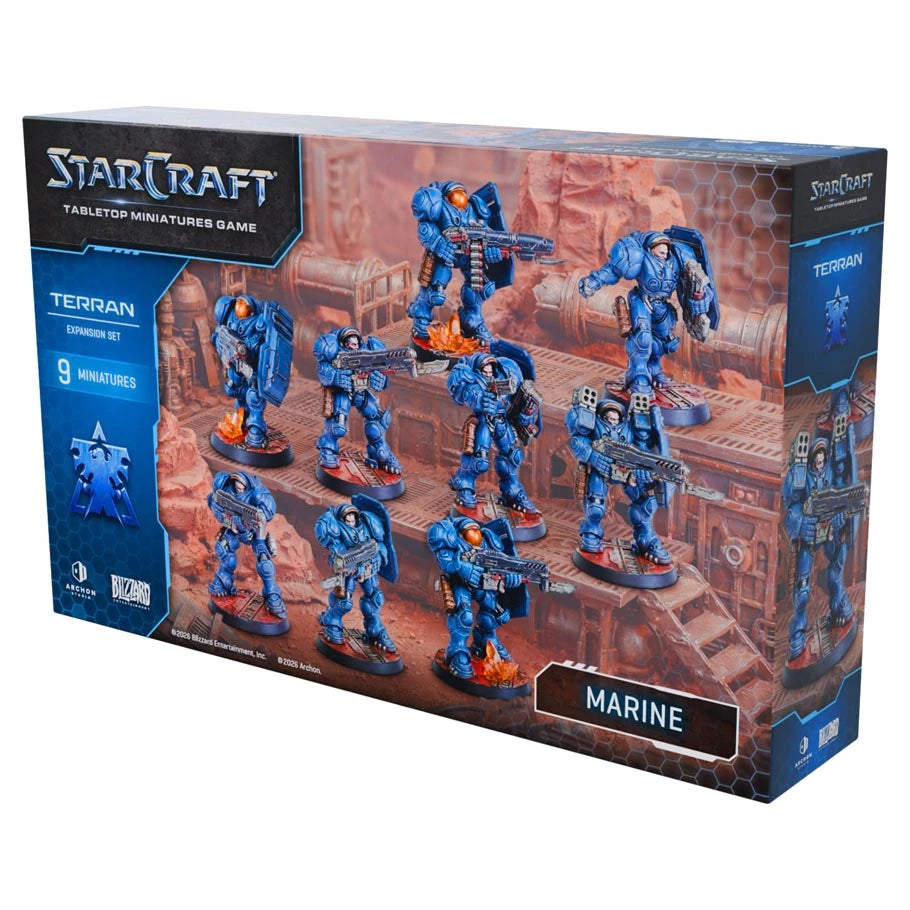 StarCraft: Tabletop Miniatures Game: Terran: Marine Expansion Set Miniatures Archon Studio SCTTMG Terran: Marine Expansion Set