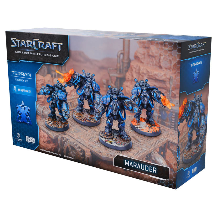 StarCraft: Tabletop Miniatures Game: Terran: Marauder Expansion Set Miniatures Archon Studio SCTTMG Terran: Marauder
