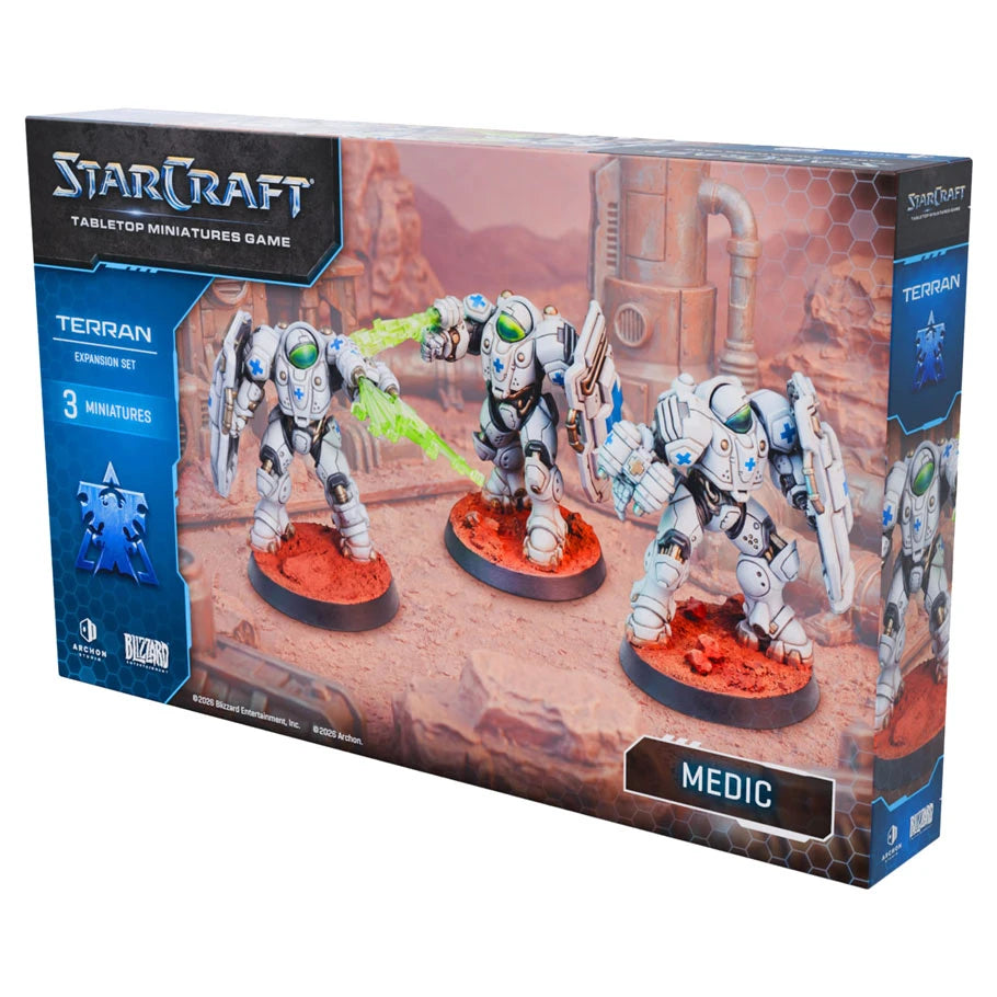 StarCraft: Tabletop Miniatures Game: Terran: Medic Expansion Set Miniatures Archon Studio SCTTMG Terran: Medic