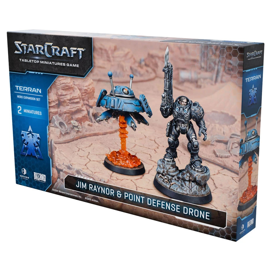 StarCraft: Tabletop Miniatures Game: Terran: Jim Raynor Hero Expansion Set Miniatures Archon Studio SCTTMG Terran: Jim Raynor Hero