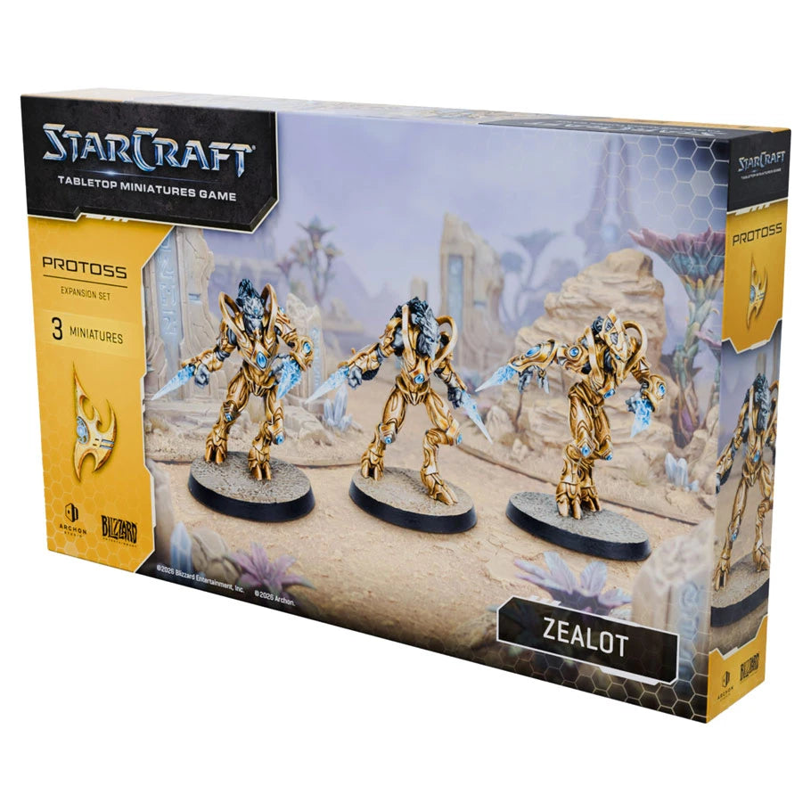 StarCraft: Tabletop Miniatures Game: Protoss: Zealot Expansion Set Miniatures Archon Studio SCTTMG Protoss: Zealot