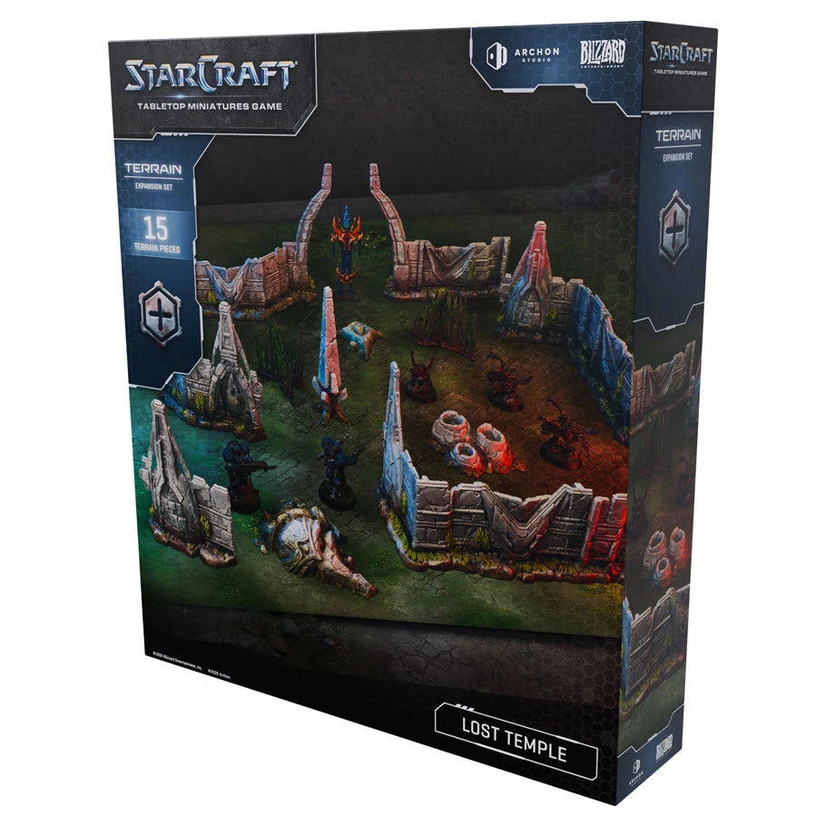 StarCraft: Tabletop Miniatures Game: Terrain: Lost Temple Expansion Set Miniatures Archon Studio SCTTMG Terrain: Lost Temple Expansion Set