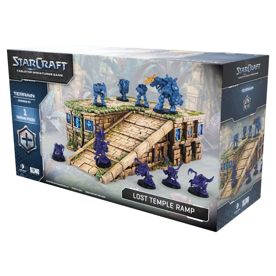 StarCraft: Tabletop Miniatures Game: Terrain: Lost Temple Ramp Expansion Set Miniatures Archon Studio SCTTMG Terrain: Lost Temple Ramp