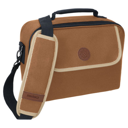 Enhance: Designer Edition Compact TCG Deck Bag (4 Options) Supplies Enhance Gaming Designer Compact TCG Bag Tan