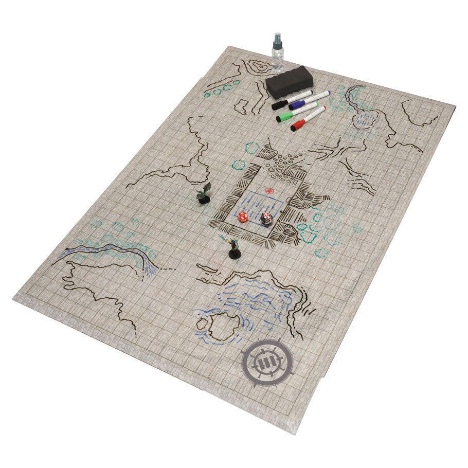 Enhance: Grid Mat: Stone Supplies Enhance Gaming Grid Mat: Stone