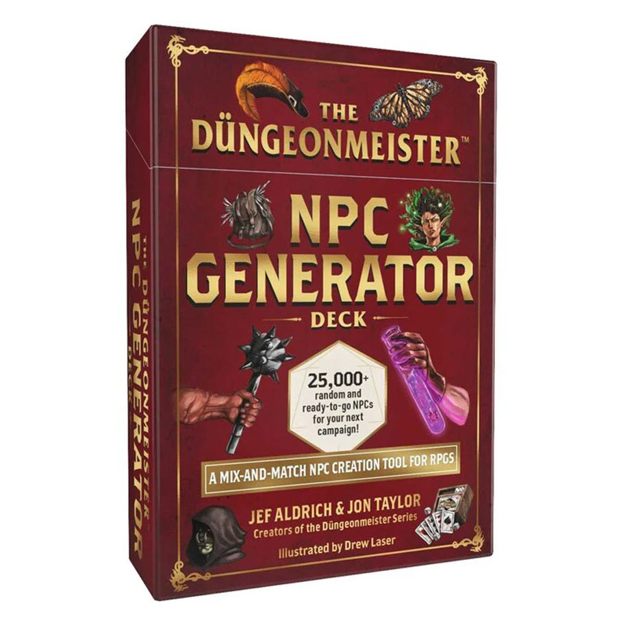 Dungeonmeister NPC Generator Deck Role Playing Games Adams Media Dungeonmeister NPC Generator Deck