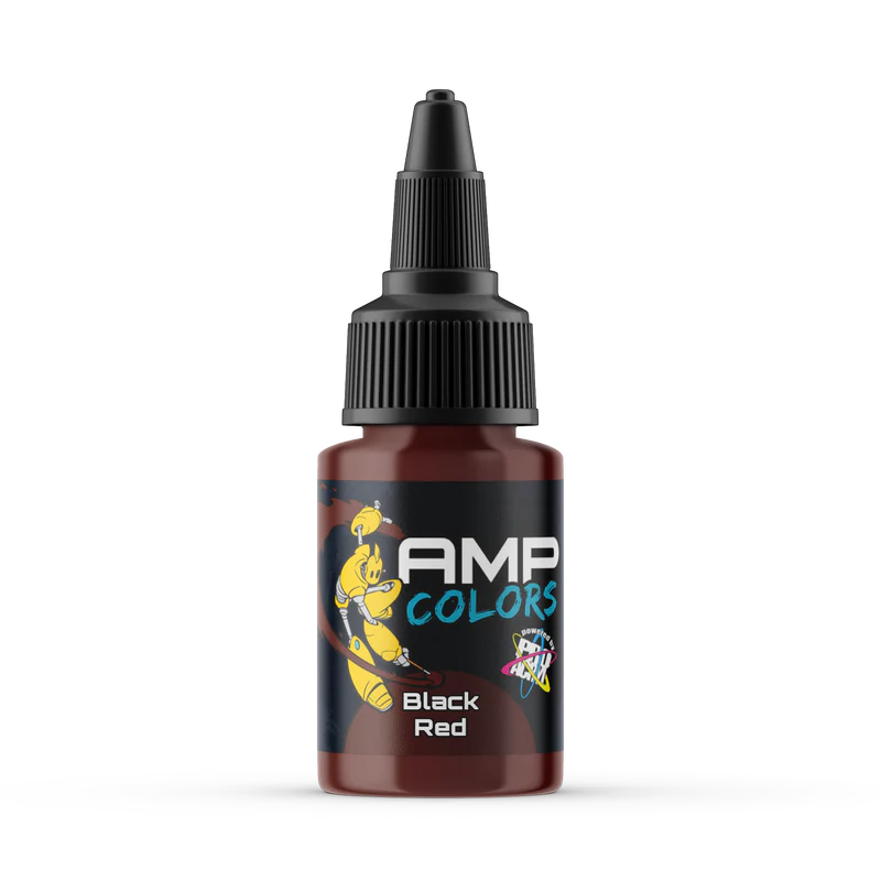 Pro Acryl AMP Colors 004 - Black Red Paints Monument Hobbies