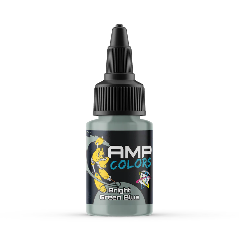 Pro Acryl AMP Colors 009 - Bright Green Blue Paints Monument Hobbies