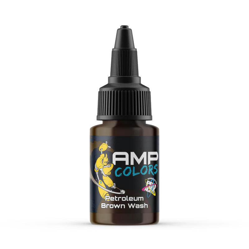 Pro Acryl AMP Colors 012 - Petroleum Brown Wash Paints Monument Hobbies