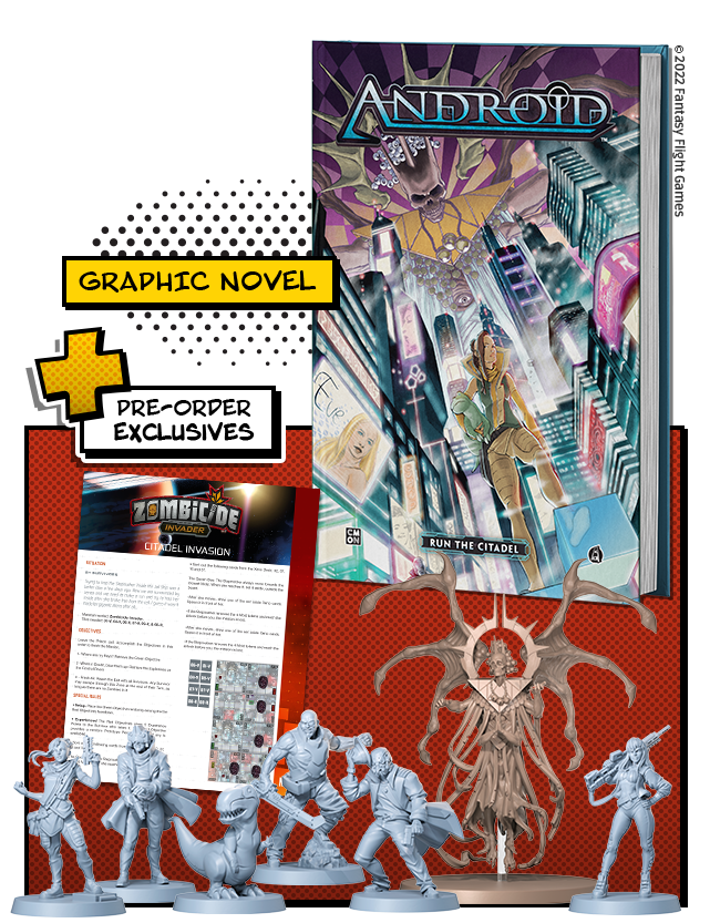 CMON Comics Vol 2 - Android - Run the Citadel Board Games Cool Mini or Not   