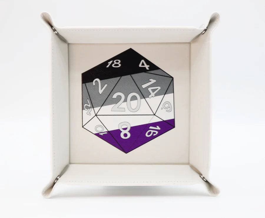 Pride D20 Snap Tray (8 Options) Supplies Foam Brain Games FBG D20 Asex ST