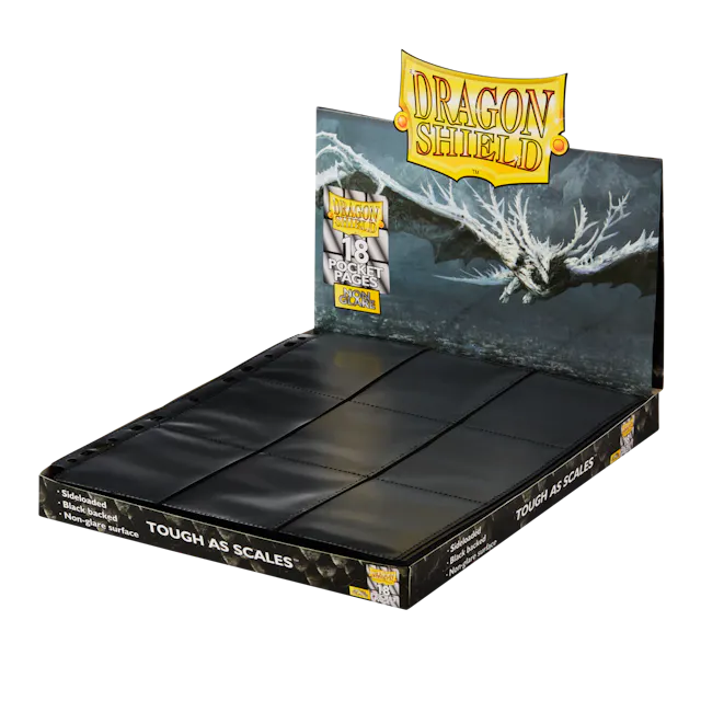 Dragon Shield 50ct Box of 18-Pocket Nonglare Card Pages (10311) Supplies Arcane Tinmen   