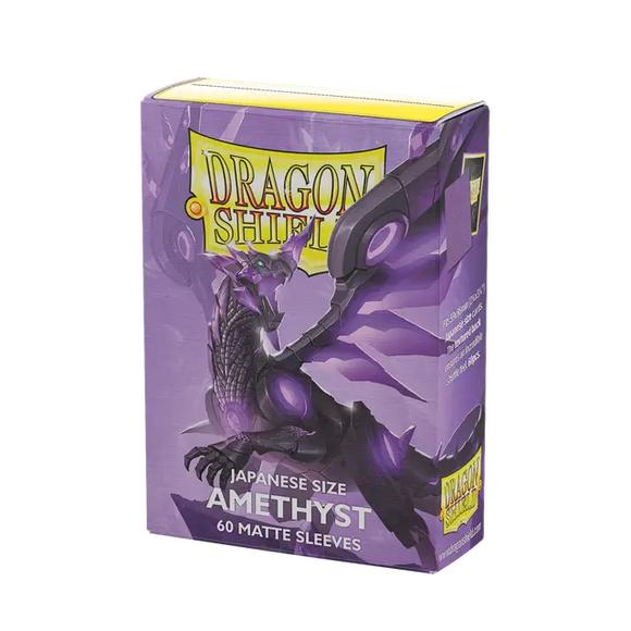Dragon Shield 60ct Japanese Matte Sleeves: Amethyst Supplies Arcane Tinmen