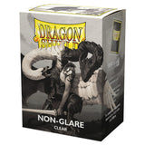 Dragon Shield Matte Non-Glare Standard Sleeves 100ct Clear Supplies Arcane Tinmen   