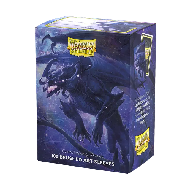 Dragon Shield 100 Brushed Art Sleeves Constellations - Signoir Supplies Arcane Tinmen   