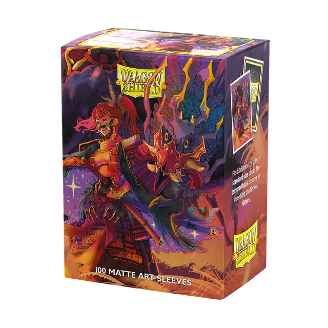 Dragon Shield 100ct Matte Art Sleeves: Japanese Artist Series 2 - The Fallen Supplies Arcane Tinmen