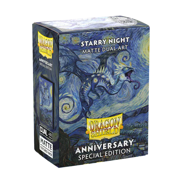 Dragon Shield 100ct Matte Dual Art Sleeves: Starry Night Supplies Arcane Tinmen   