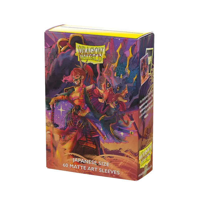 Dragon Shield 60ct Japanese Matte Art Sleeves: Japanese Artist Series 2 - The Fallen Supplies Arcane Tinmen