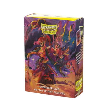 Dragon Shield 60ct Japanese Matte Art Sleeves: Japanese Artist Series 2 - The Fallen Supplies Arcane Tinmen