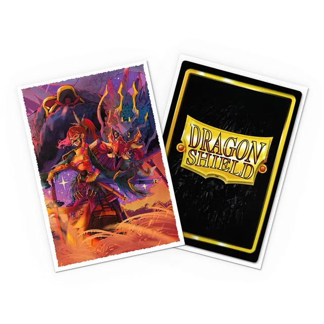 Dragon Shield 60ct Japanese Matte Art Sleeves: Japanese Artist Series 2 - The Fallen Supplies Arcane Tinmen