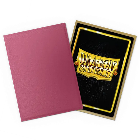Dragon Shield 100ct Matte Dual Sleeves: Pomegranate & Gold (Red Gold) Supplies Arcane Tinmen