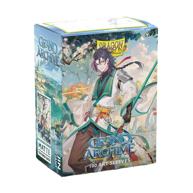 Dragon Shield 100ct Matte Art Sleeves: Grand Archive - Jin, Fate Defiant Supplies Arcane Tinmen   