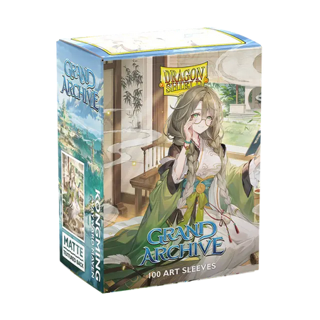 Dragon Shield 100ct Matte Art Sleeves: Grand Archive - Kongming, Wayward Maven Supplies Arcane Tinmen   