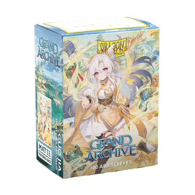 Dragon Shield 100ct Matte Art Sleeves: Grand Archive - Guo Jia, Heaven's Favored Supplies Arcane Tinmen