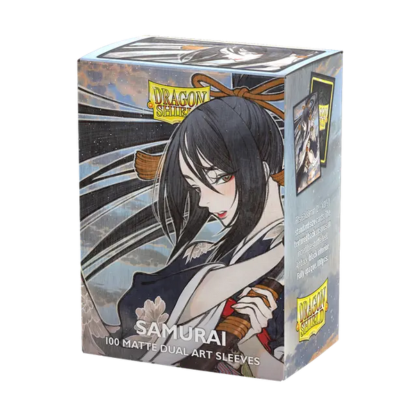ドラゴンシールド MATTE-DUAL ART Samurai AT-16153 Dragon Shield Matte Dual Art Sleeves: Samurai – Common Ground Games