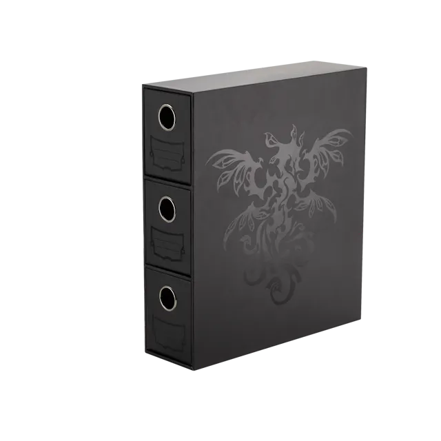 Dragon Shield Fortress Card Drawers (2 options) Supplies Arcane Tinmen DSH Fortress Black  