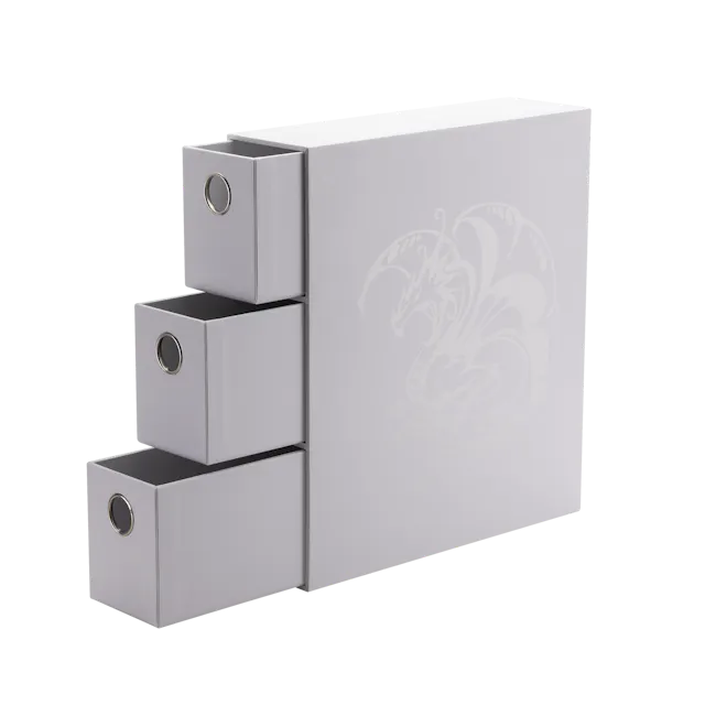 Dragon Shield Fortress Card Drawers (2 options) Supplies Arcane Tinmen DSH Fortress White  