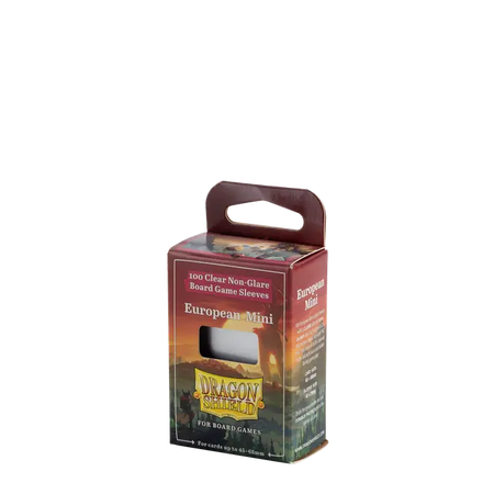 Dragon Shield Clear Nonglare European Mini Board Game Sleeves Supplies Arcane Tinmen