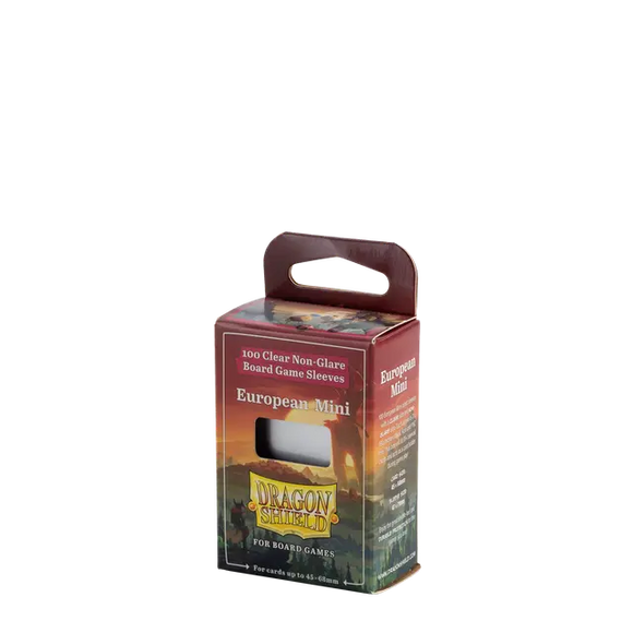 Dragon Shield - European Mini - Clear/Non-Glare - Board Game Sleeves Dragon Shield - European Mini - Clear/Non-Glare - Board Game Sleeves