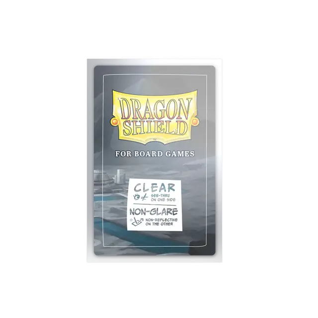 Dragon Shield Clear Nonglare American Standard Board Game Sleeves Supplies Arcane Tinmen