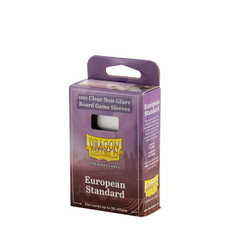 Dragon Shield Clear Nonglare European Standard Board Game Sleeves Supplies Arcane Tinmen