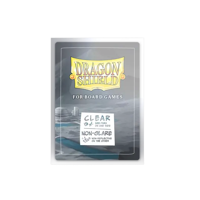 Dragon Shield Clear Nonglare Common Standard Board Game Sleeves Supplies Arcane Tinmen