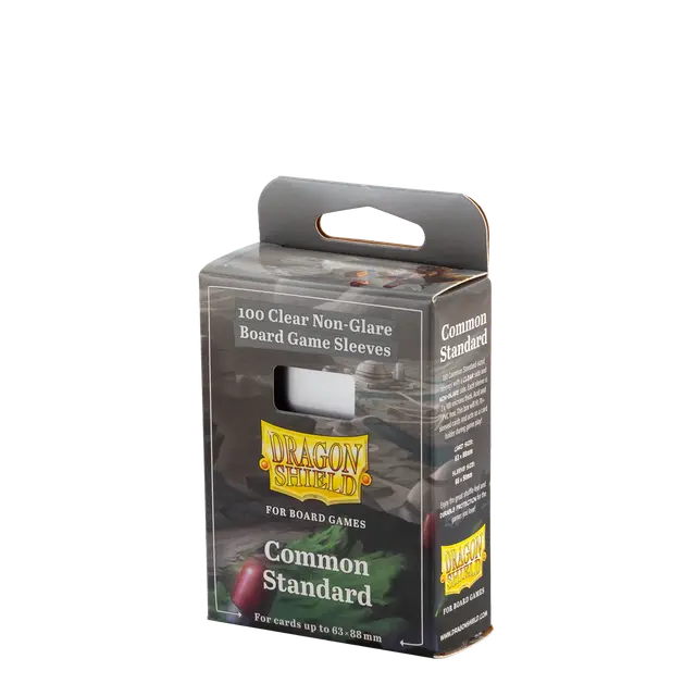 Dragon Shield Clear Nonglare Common Standard Board Game Sleeves Supplies Arcane Tinmen