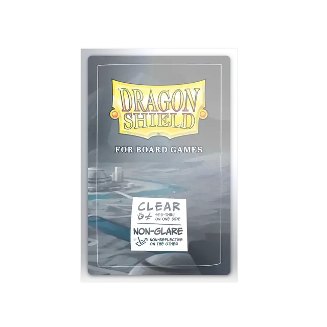 Dragon Shield Clear Nonglare Extra Large Board Game Sleeves Supplies Arcane Tinmen